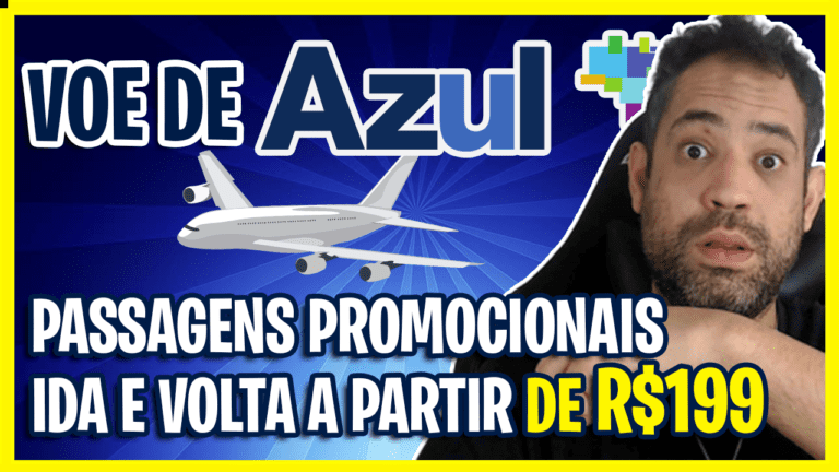 Voe De AZUL Passagens Promocionais Ida E Volta A Partir De R