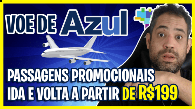 Voe De Azul Passagens Promocionais Ida E Volta A Partir De R199 5178