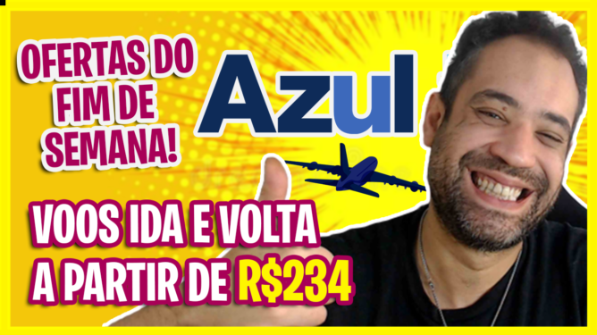 Ofertas Do Fim De Semana AZUL Voos Ida E Volta A Partir De R